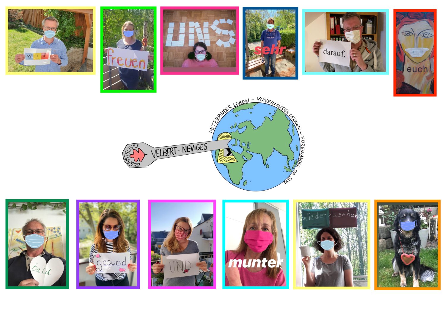Collage mit Logo