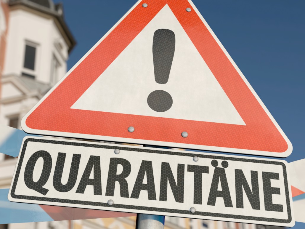 Quarantäne-Regeln